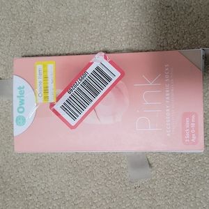 Owlet pink accessory fabric sock